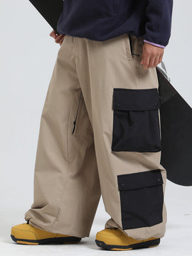 Pantalon de snowboard ample et oversize Gsou Snow Powder Chaser pour homme