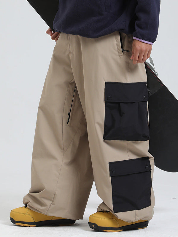 Pantalon de snowboard ample et oversize Gsou Snow Powder Chaser pour homme