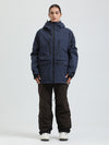 Combinaison de ski cargo multifonctionnelle Gsou Snow pour femme, résistante et performante.