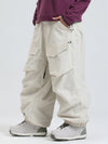 Pantalon de ski ample Gsou Snow Urban Slope KneeFlex pour femme, avec poches cargo.