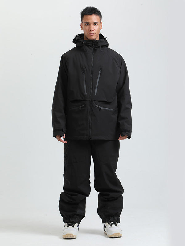 Combinaison de ski cargo multifonctionnelle Gsou Snow pour homme, résistante et performante.