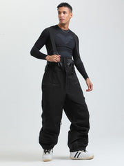 Salopette de ski cargo multifonctionnelle Gsou Snow pour homme, résistante et durable.