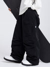 Pantalon de ski ample Prime Mountain pour homme avec deux poches cargo latérales