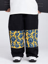 Pantalon de ski cargo Swaggy pour homme avec empiècements réfléchissants aux genoux