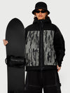 Veste de ski UrbanCraft Street Utility Freestyle pour femme – Capuche réfléchissante et design inspiré des vêtements de travail