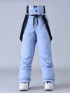 Salopette de ski SnowPeak StormGuard pour femme, isolée et résistante aux intempéries.