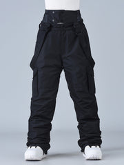 Pantalon de ski à bretelles FrostPeak Mountain-Ready pour femmes