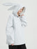 Sweat à capuche unisexe Doorek, mignon lapin de neige, décoration aux longues oreilles