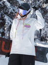 Sweat à capuche ample de snowboard Nandn Mountain Chill Out pour femme