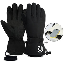 Gants de ski Powderday Chill pour hommes, avec protège-poignets en Kevlar.