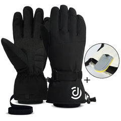 Gants de ski Powderday Chill pour hommes, avec protège-poignets en Kevlar.