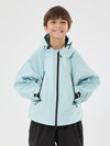 Veste de ski imperméable thermique à capuche oreilles de lapin pour garçon