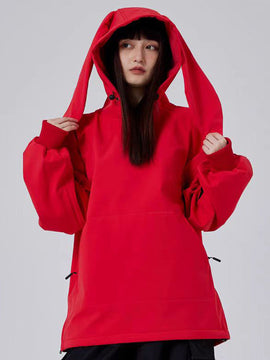 Sweat à capuche en polaire Dook Snow Iconic Rabbit pour femme