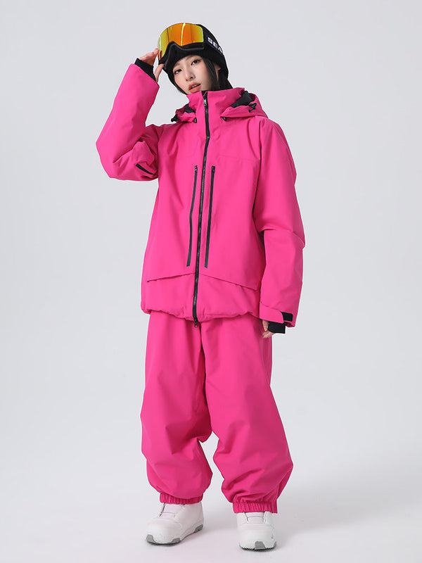 Combinaison de ski Searipe Ridge Master Mountain Freerider ample pour femme et homme