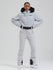 Combinaison de ski évasée Gsou Snow Mountain Chic pour femme, ornée de fausse fourrure.