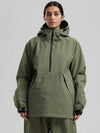 Veste anorak de snowboard Gsou Snow pour femme, résistante et au style urbain.