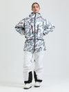 Combinaison de ski Gsou Snow pour femme, résistante et fonctionnelle, idéale pour la montagne.