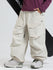 Pantalon de ski ample Gsou Snow Urban Slope KneeFlex pour femme, avec poches cargo.