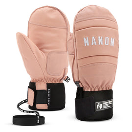 Gants et moufles de snowboard Nandn Mountain Chill pour femmes, en cuir de chèvre, adaptés à toutes les conditions météorologiques