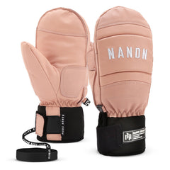 Gants et moufles de snowboard Nandn Mountain Chill pour femmes, en cuir de chèvre, adaptés à toutes les conditions météorologiques