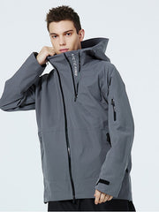 Veste de ski SnowGuard pour homme, isolée et à double fermeture éclair