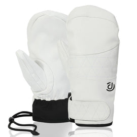 Moufles de neige en cuir thermique SnowTrail pour femmes, conçues pour les conditions climatiques extrêmes