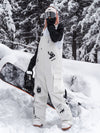 Salopette de snowboard imperméable ample Nandn SnowSlope pour femmes