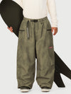 Pantalon de ski cargo utilitaire extensible et résistant Techline pour homme – Coupe ample et décontractée
