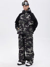 Ensemble veste bomber et pantalon ample pour femme, motif camouflage montagne freestyle