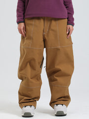Pantalon de snowboard ample Gsou Snow Mountain Freerider Freestyle pour femme