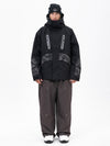 Ensemble de ski Chillform pour homme, camouflage réfléchissant – Veste Glow Trail et pantalon de ski ample