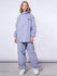 Combinaison de snowboard Dook Snow Track Stripe pour femme : veste et pantalon.