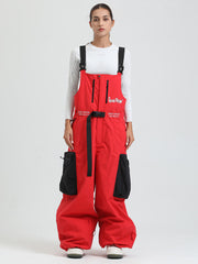 Salopette de ski alpin freestyle extra-large pour femme Gsou