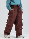 Pantalon de snowboard ample et oversize en polaire Gsou Snow Alpine Cruiser pour femme