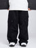 Pantalon de ski ample à poches cargo pour femme, style montagne chic