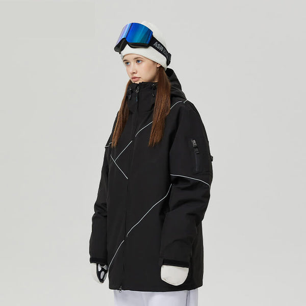Veste de ski Winter Peak IcePro pour femme, couleur vert cendré