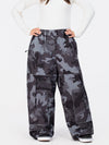 Pantalon de neige ample Nightline Park Rider pour femme, avec bandes réfléchissantes et poches cargo.