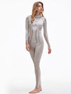 Ensemble de sous-vêtements thermiques performants pour sports d'hiver Nandn pour femmes