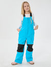 Salopette de ski imperméable et isolante avec genouillères réfléchissantes et genouillères pour filles