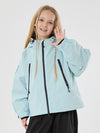 Veste de ski imperméable thermique à capuche oreilles de lapin pour filles