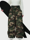 Pantalon de neige ample et résistant pour femme Urban Storm, style freestyle.