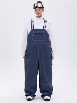 Salopette ample de ski style streetwear décontracté pour femme