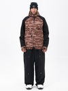 Ensemble veste bomber et pantalon ample pour homme, motif camouflage montagne freestyle