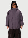 Veste de ski utilitaire réfléchissante UrbanCraft pour homme – Coupe streetwear