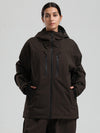 Veste de ski Gsou Snow pour femme, résistante, isolée et coupe-vent, type Mountain Pro.