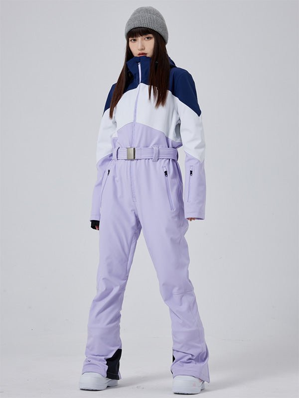 Combinaison de ski intégrale Polar Peak Mountain Beauty pour femme