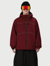 Veste de ski freestyle Nightline Park Rider pour homme avec panneaux réfléchissants