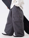Pantalon de neige cargo utilitaire multipoches à motif léopard Wild Soul Steeze ParkRider pour femme