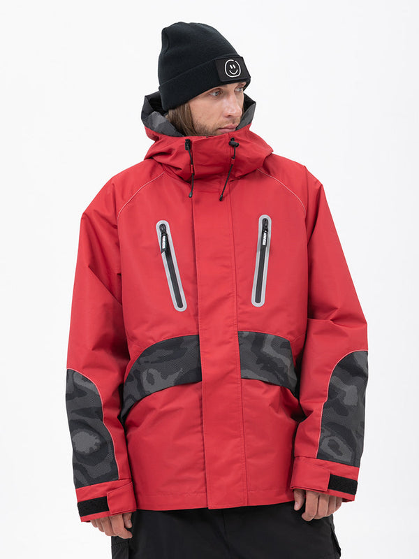 Veste de ski camouflage réfléchissante Chillform Glow Trail pour homme