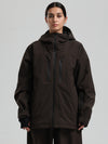 Veste de ski Gsou Snow pour femme, résistante, isolée et coupe-vent, type Mountain Pro.